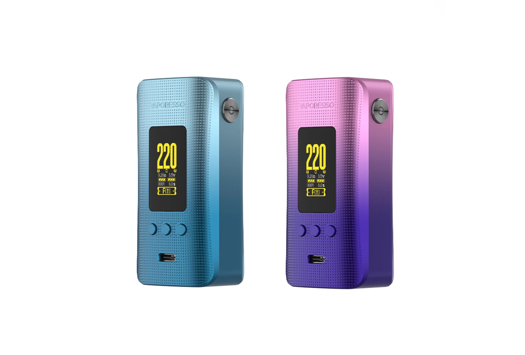 Box Gen 200 Vaporesso - Sky Blue et Neon Purple