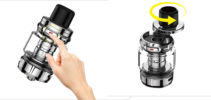 Itank 2 ouverture pour remplissage