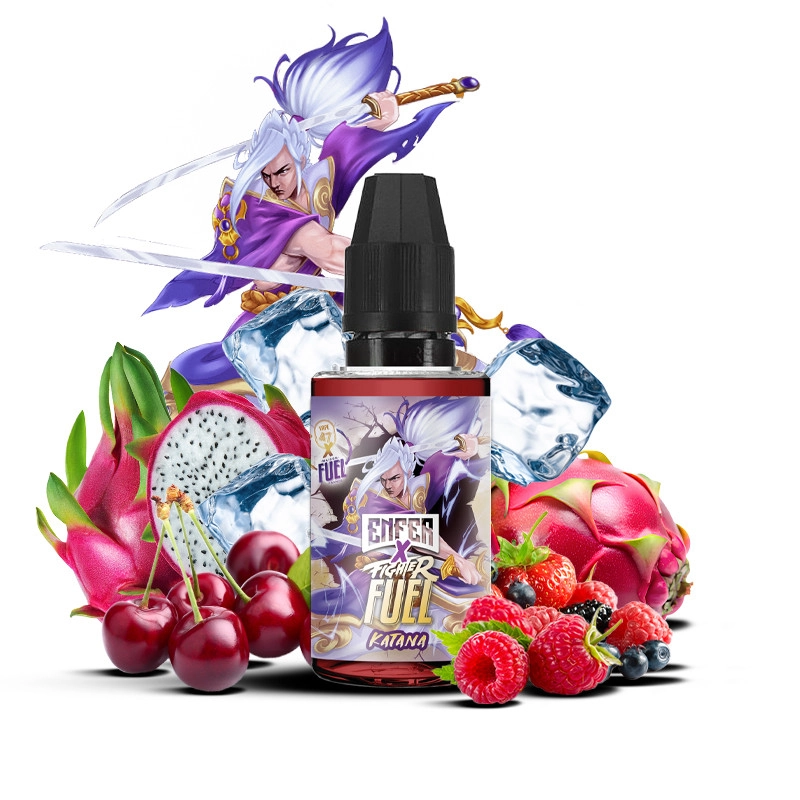 Arôme Katana 30ml - Enfer x Fighter Fuel illustré
