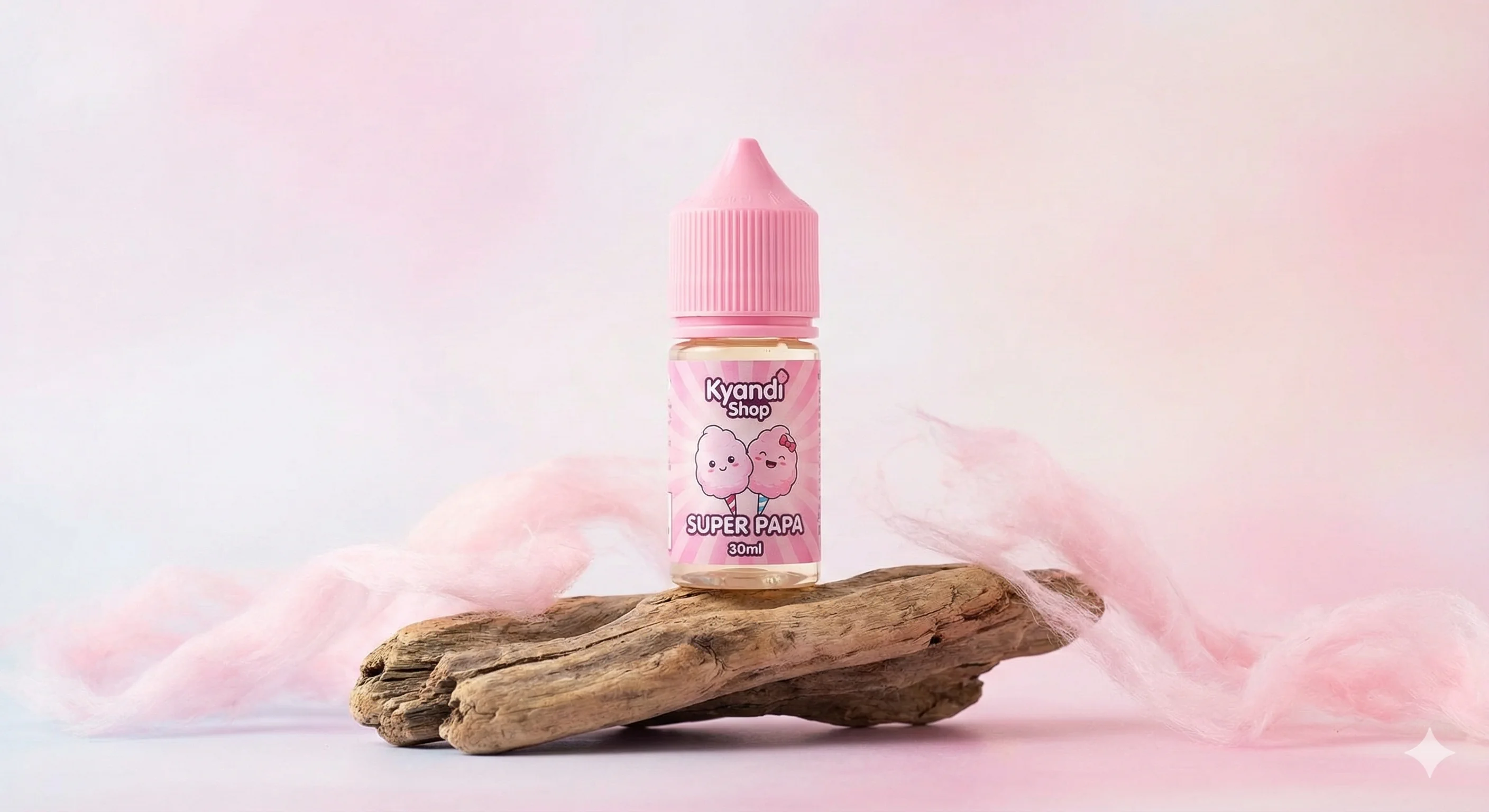 Arôme concentré Super Papa 30ml Kyandi Shop avec un beau décor