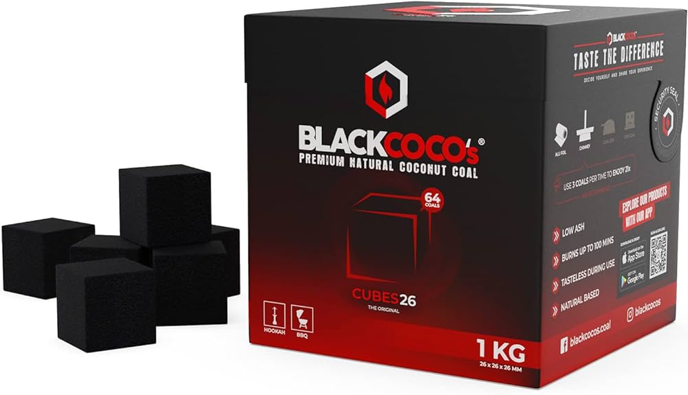 Charbon Black Coco's, boite de 1kg