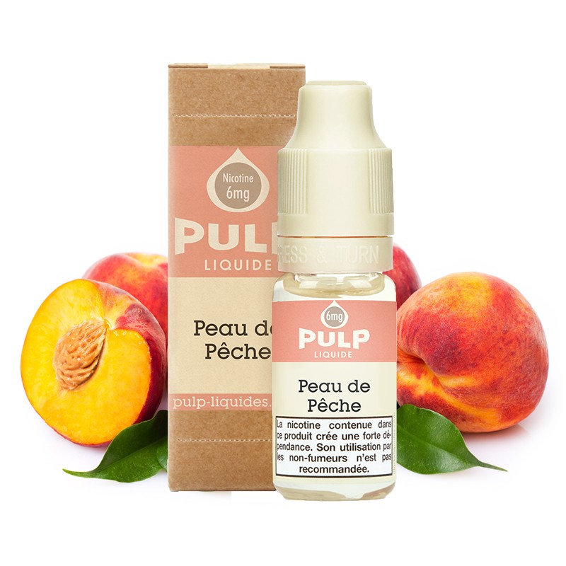 eliquide 10ml pulp peau de pêche et des pêches