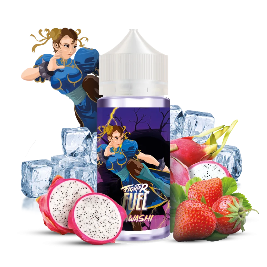 Mawashi 100ml - Fighter Fuel avec les ingrédients illustrés