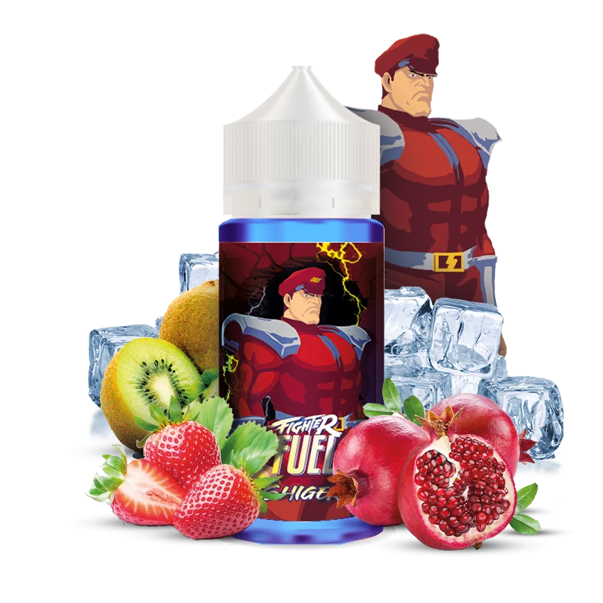 Shigery 100ml - Fighter Fuel avec ses fruits illustrés