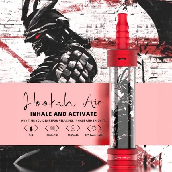Photo d'une Hookah Air Samourai avec décor