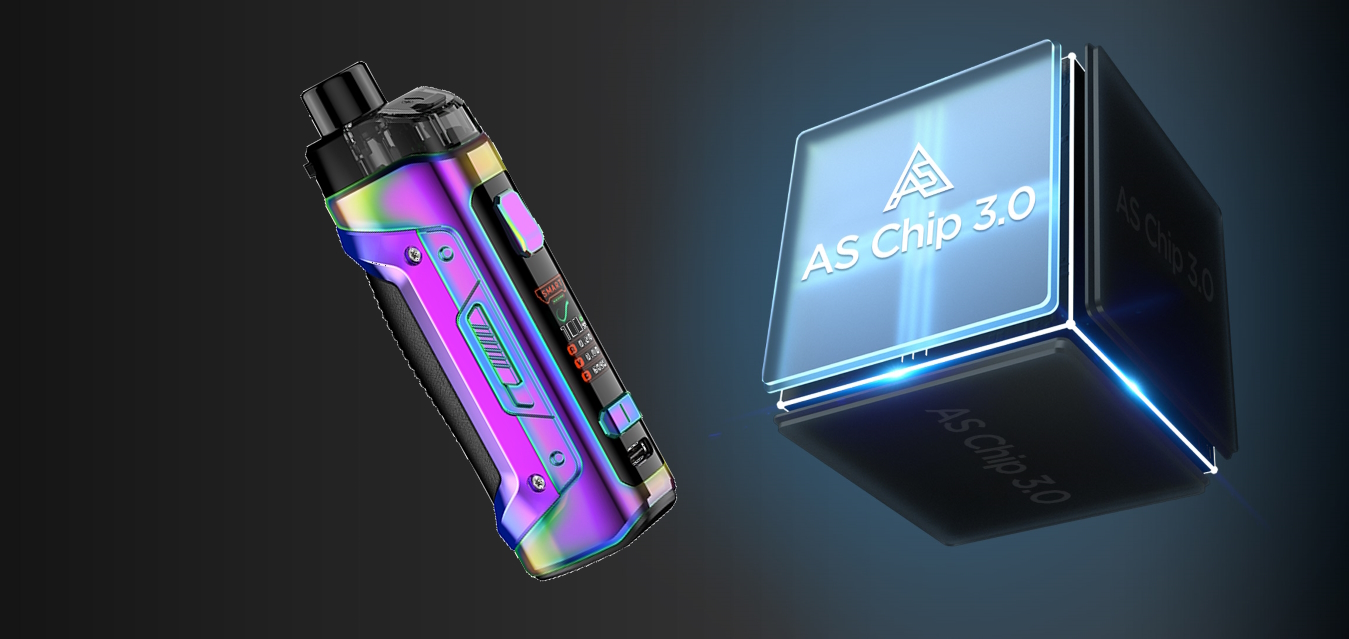 Aegis Boost Pro 2 b100 Geek Vape en couleur Rainbow avec chipset AS-CHIP-3.0