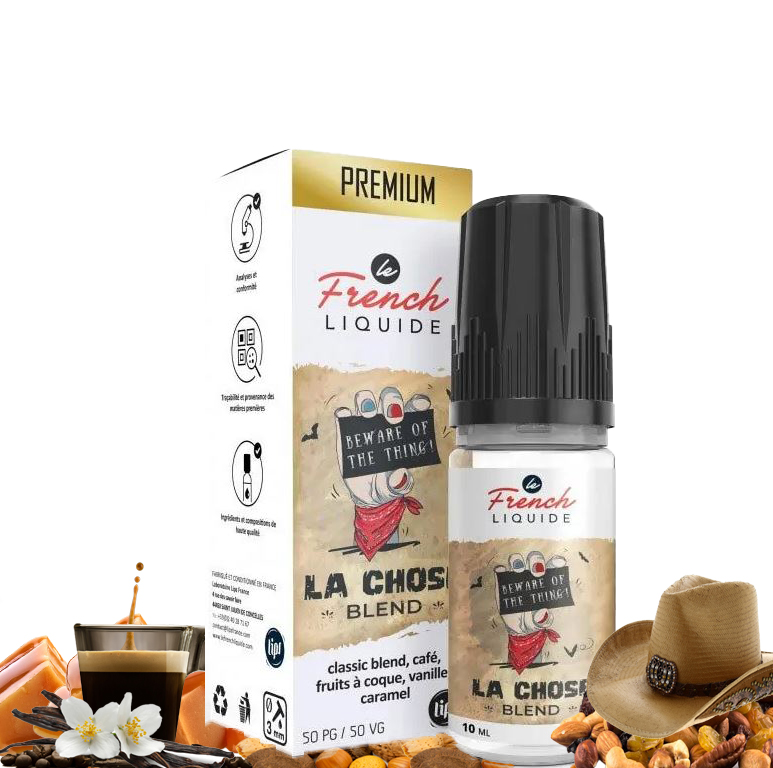 E-liquide La Chose Blend, Le French Liquide, illustré