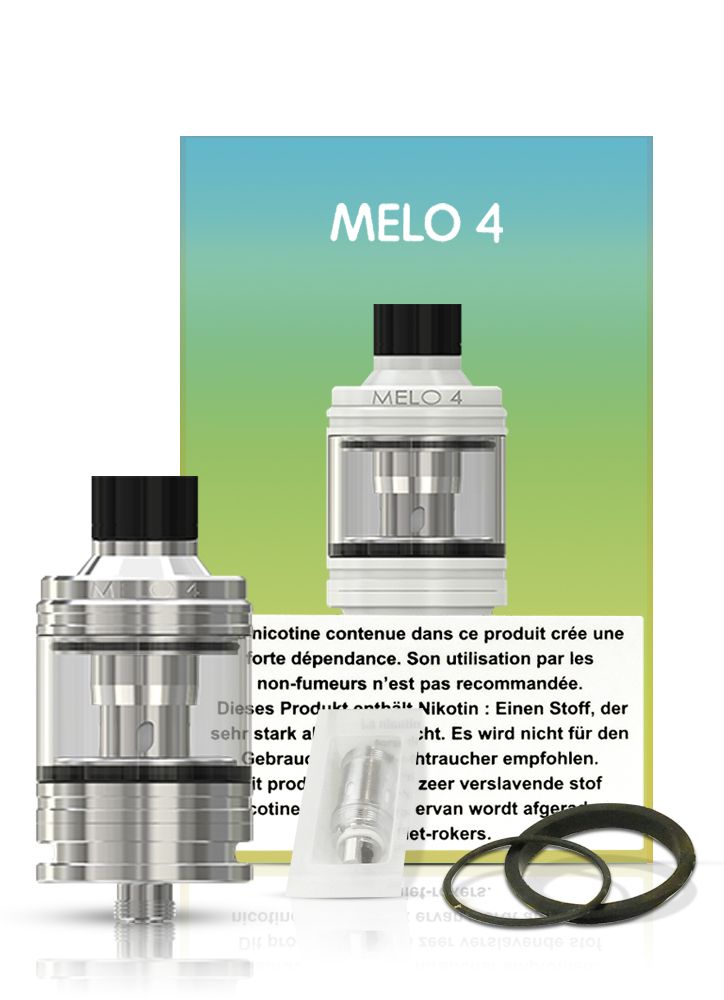 clearomiseur Melo 4 et ses accessoires pour power vaping