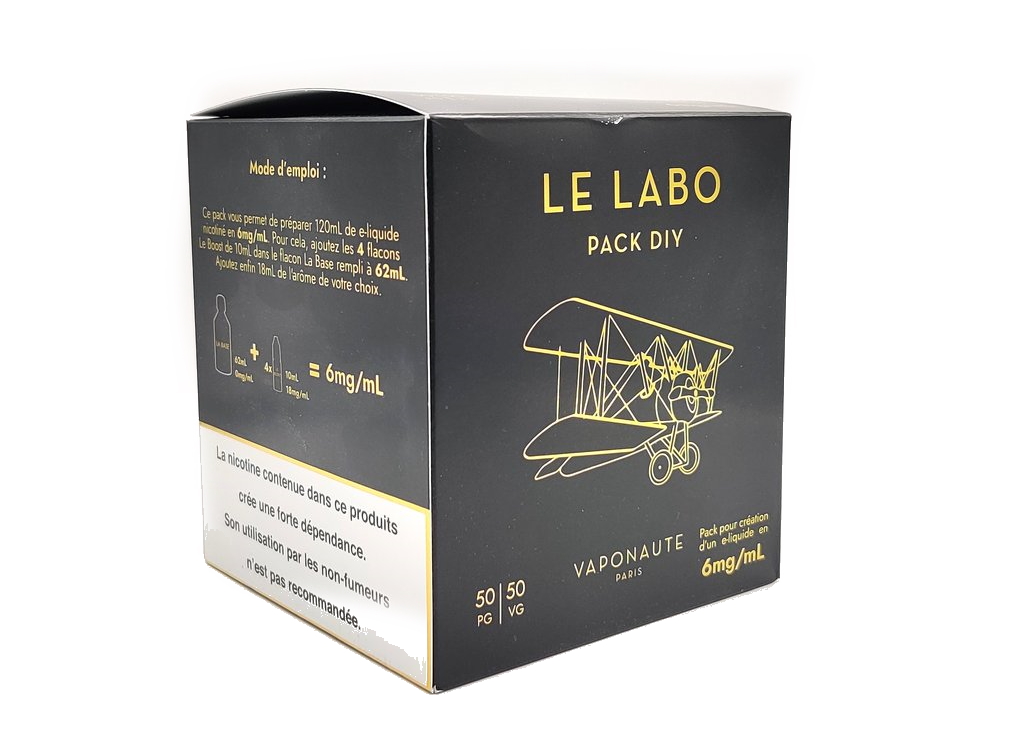 Pack complet pour DIY de e liquide le labo vaponaute.