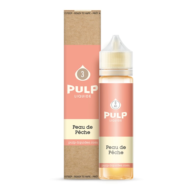 e-liquide 60ml peau de pêche prêt à booster