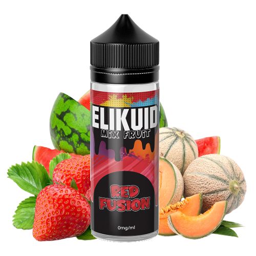 RED FUSION 100ml melon pastèque fraise elikuid