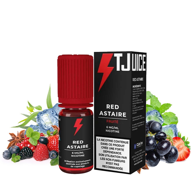 Red astaire 10ml T-Juice boite noir