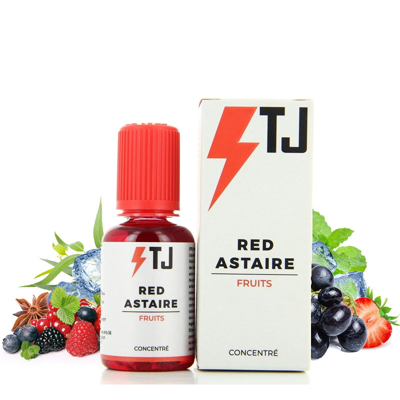 Arôme concentré Red Astaire 30ml T-Juice avec ses fruits rouges, son raisin anis et sa fraîcheur