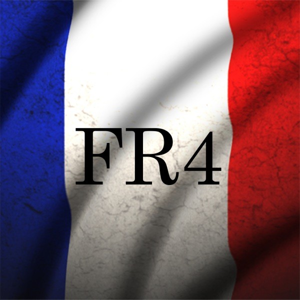 Logo FR 4 avec le drapeau français