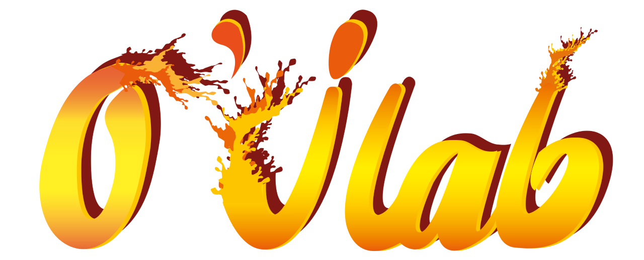 Logo o'jlab jaune en relief